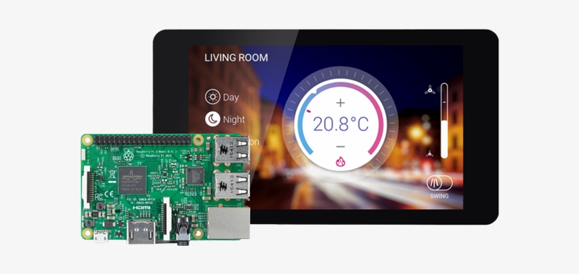 Raspberry Pi - Raspberry Pi Embedded Gui, transparent png #3397729