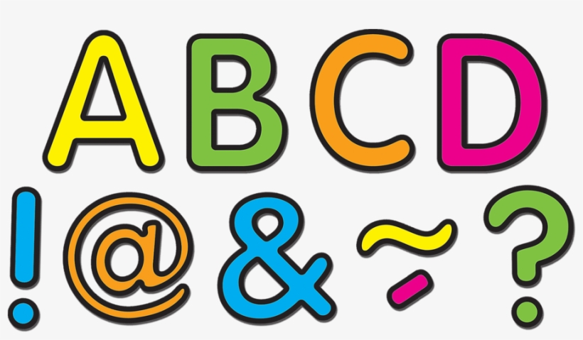 Tcr77189 Neon Brights Classic 2" Magnetic Letters Image - Letter, transparent png #3397753