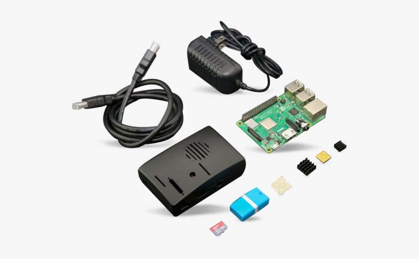 Dfrobot Kit0136 Raspberry Pi 3 Model B Starter Kit - Zhiwei Robotics Corp, transparent png #3397898