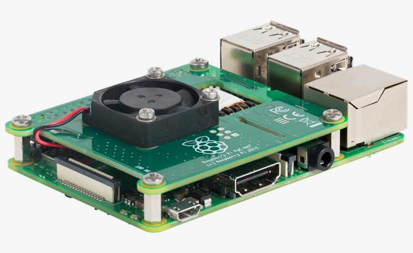Raspberry Pi 3 Poe-hat - Raspberry Pi 3b+ Poe, transparent png #3397915