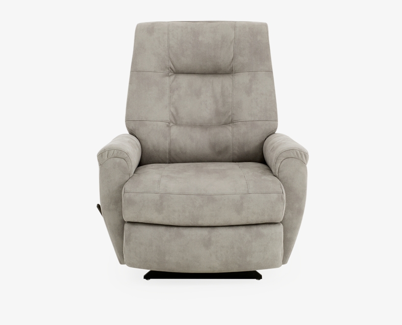 Image For Grey Upholstered Reclining And Rocking Armchair - Chair, transparent png #3399273
