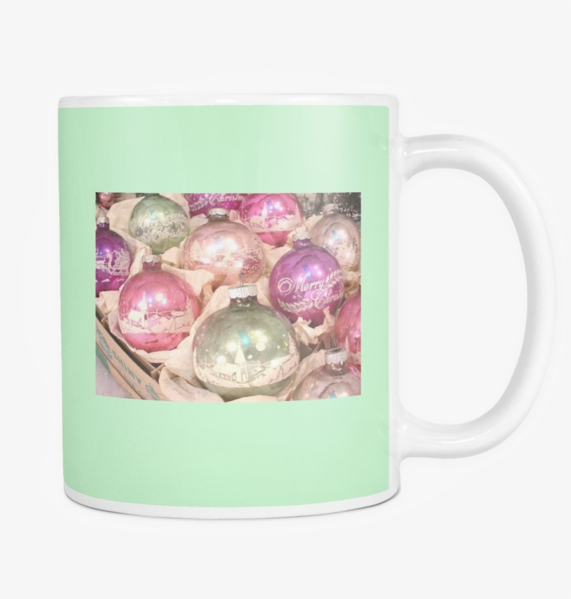 Vintage Christmas Ornament Mugs, transparent png #3399344