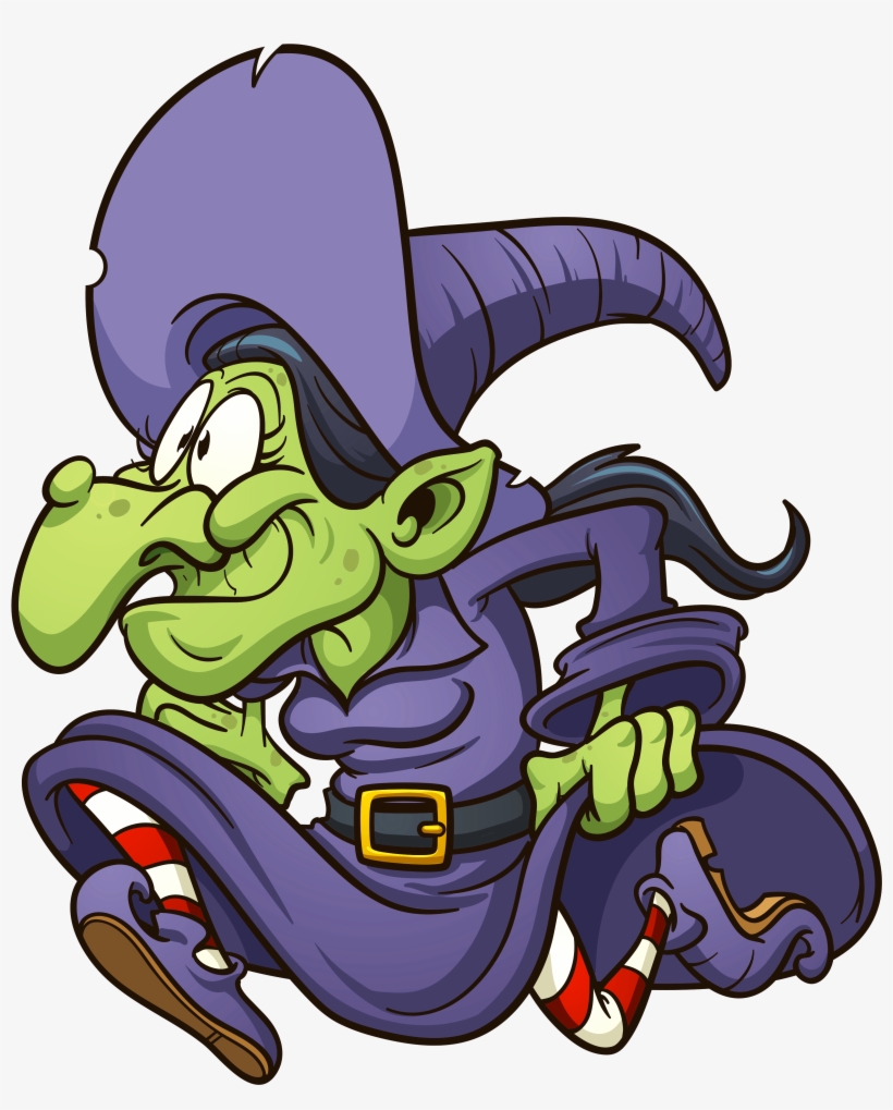 Green Witch Transparent Picture M=1409618880 - Witch Cartoon, transparent png #3399521