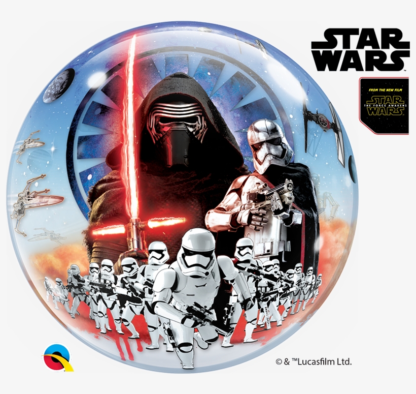 Star Wars Force Awakens Back Bubble New - Star Wars, transparent png #3399656