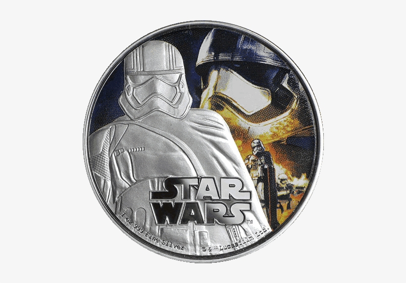 Silver Numismatic Star Wars - Star Wars The Force Awakens - Troopers Poster Print, transparent png #3399861