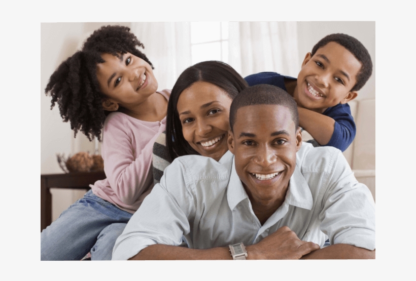 Smile For Your Health - Happy Black Family At Home, transparent png #3399982