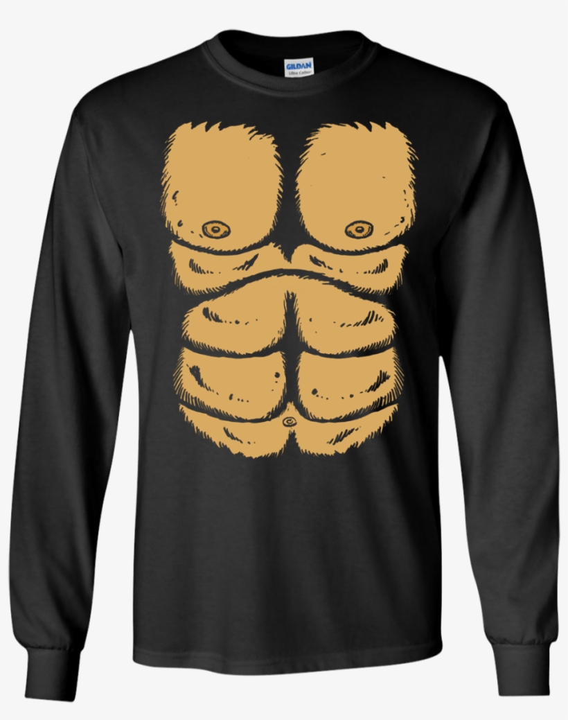 Harambe Shirt Gorilla Chest T Shirt - Gorilla Chest Muscles Costume Tshirt Halloween Gift, transparent png #340097