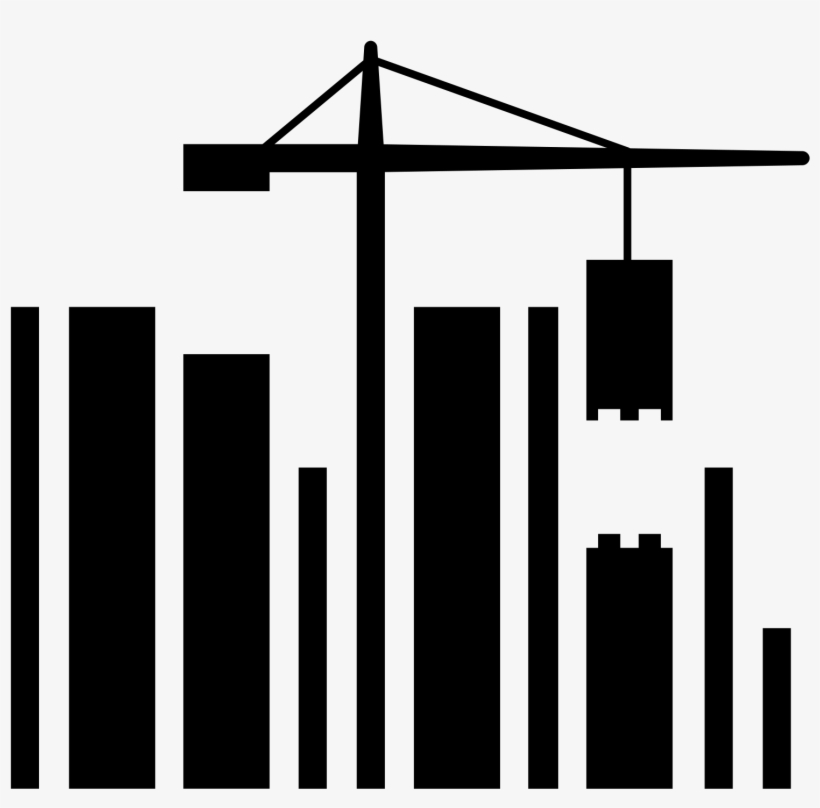 Wikidata Morse Code Logo Tower Crane Construction - Tower Crane Logo Png, transparent png #340202