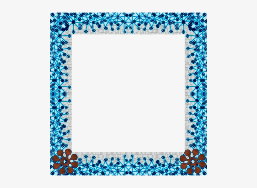 Flower Frame Png Transparent Image - Picture Frame, transparent png #340394