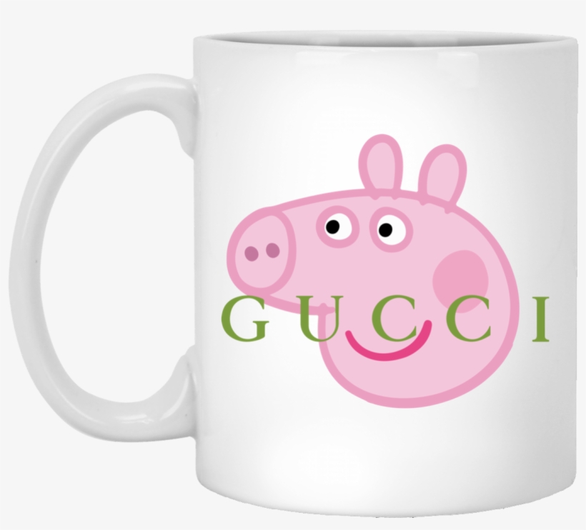 Gucci Peppa Pig Mug Shirt - Peppa Pig Practise With Peppa Wipeclean Writing, transparent png #340940