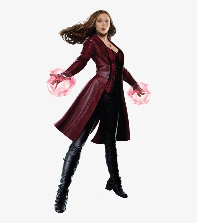 Scarlet Witch Png Pic - Scarlet Witch - Captain America Civil War - Lifesize, transparent png #341207