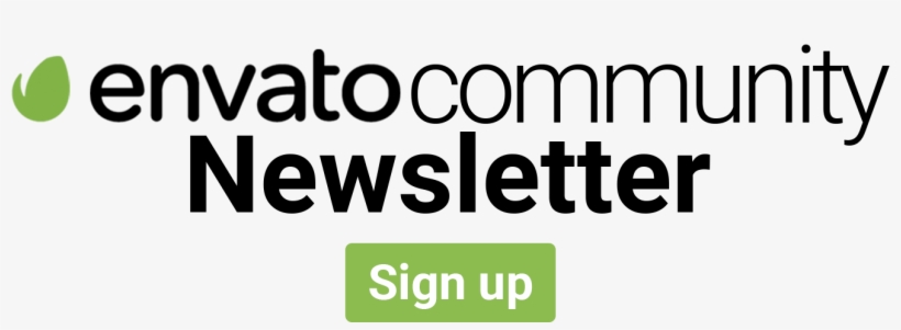 Envato Community Newsletter Sign Up - Logo, transparent png #341240