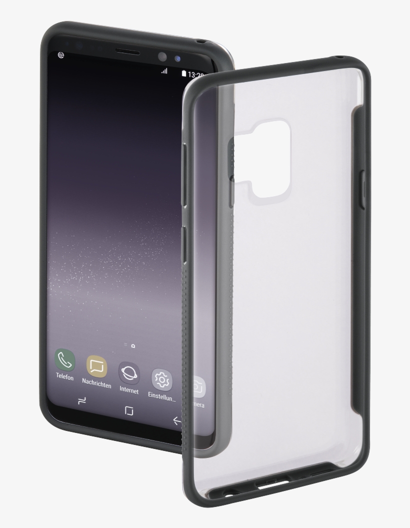 "frame" Cover For Samsung Galaxy S9, Transparent/grey - Samsung Galaxy S9, transparent png #341406