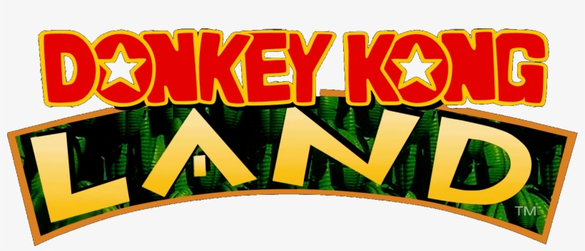 Donkey Kong Land Logo - Donkey Kong Land (nintendo Game Boy, 1995), transparent png #341430