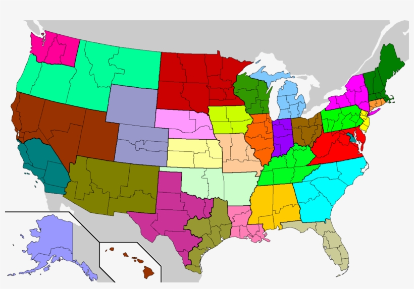 Diocese Map Of United States, transparent png #341865