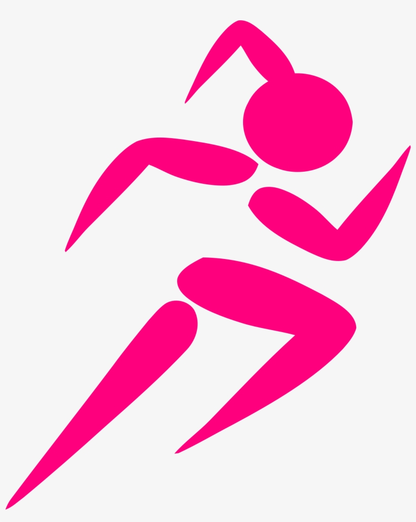 This Free Icons Png Design Of Girl Running, transparent png #341939