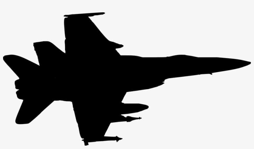 Jet - Air Force Plane Silhouette, transparent png #342263