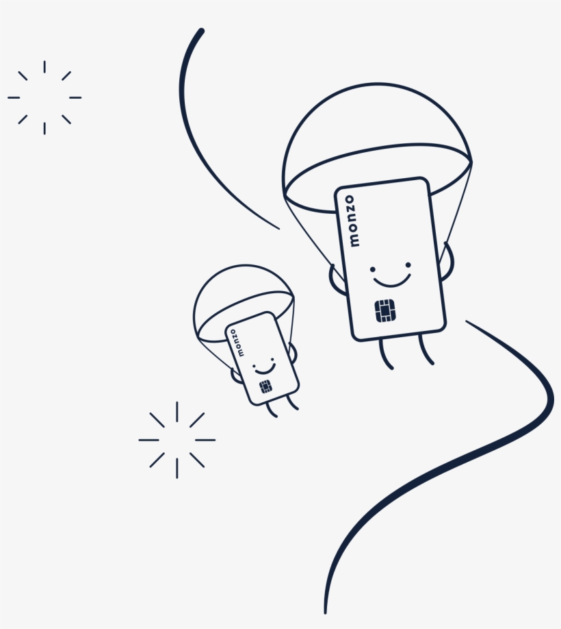 Illustration Of Two Hot Chips Parachuting Together - Drawing, transparent png #342452