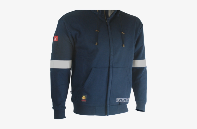 Sweatshirt Navy With Zipper And Detachable Hood Fr - Sweatshirt, transparent png #342712