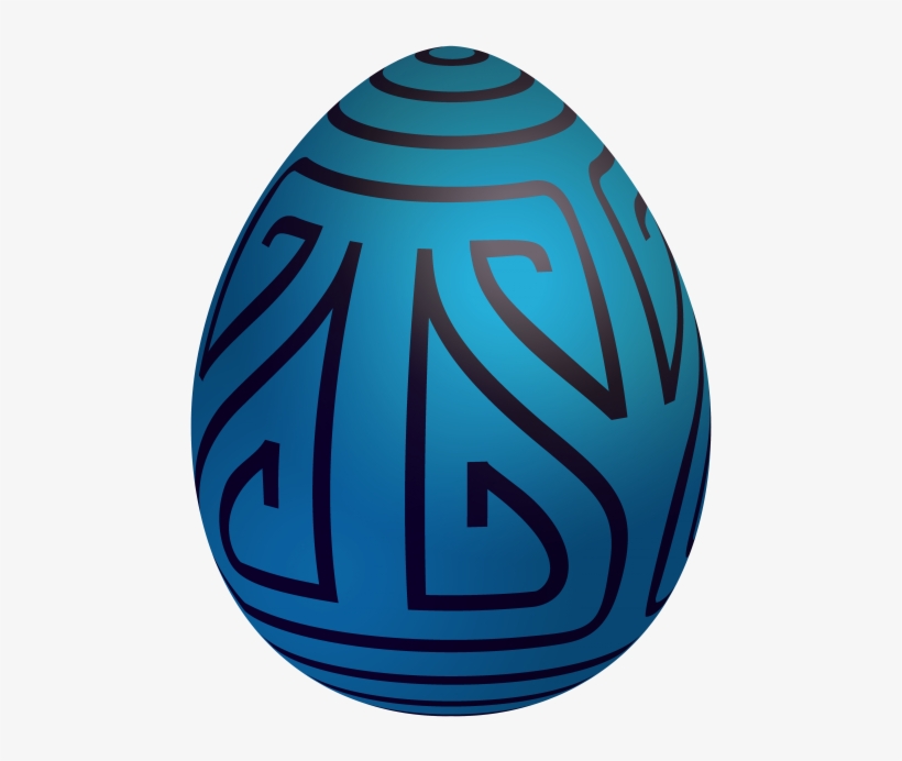 Free Png Easter Blue Decorative Egg Png Images Transparent - Portable Network Graphics, transparent png #342779