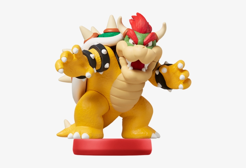 Super Mario V1 - Mario Party 10 Bowser Amiibo, transparent png #343114