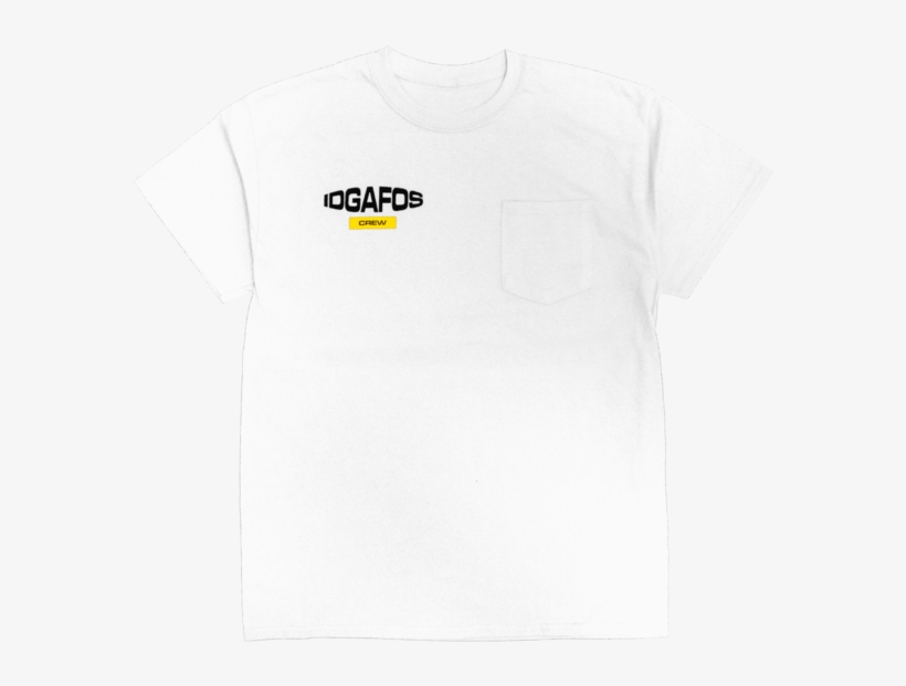 Df Crew Whitepocket - Crew Pocket Tee, transparent png #343394