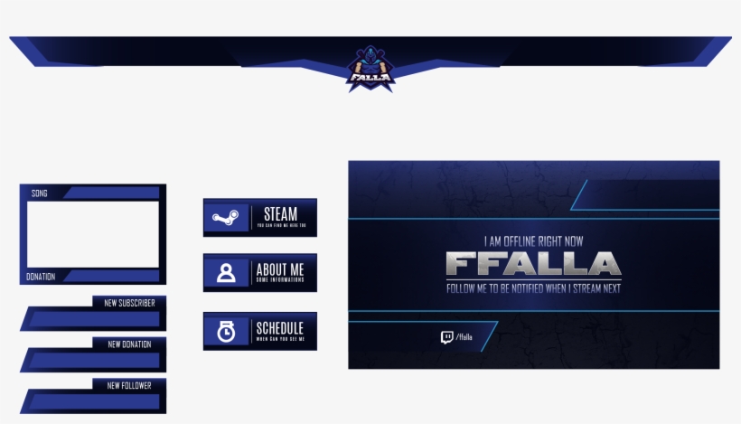 Ffalla Twitch Graphics - Twitch.tv, transparent png #343549