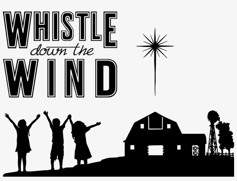 03 Whistle Down The Wind Black - Whistle Down The Wind Musical Logo, transparent png #343710