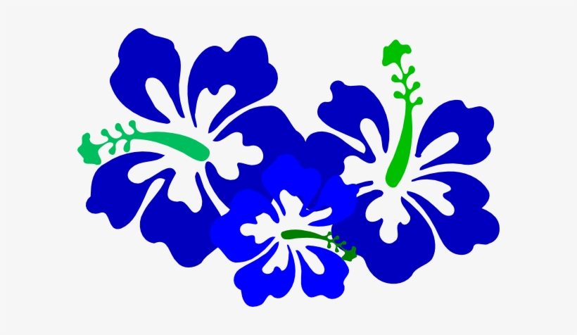 Hibiscus Blue Shades Svg Clip Arts 600 X 396 Px, transparent png #344050