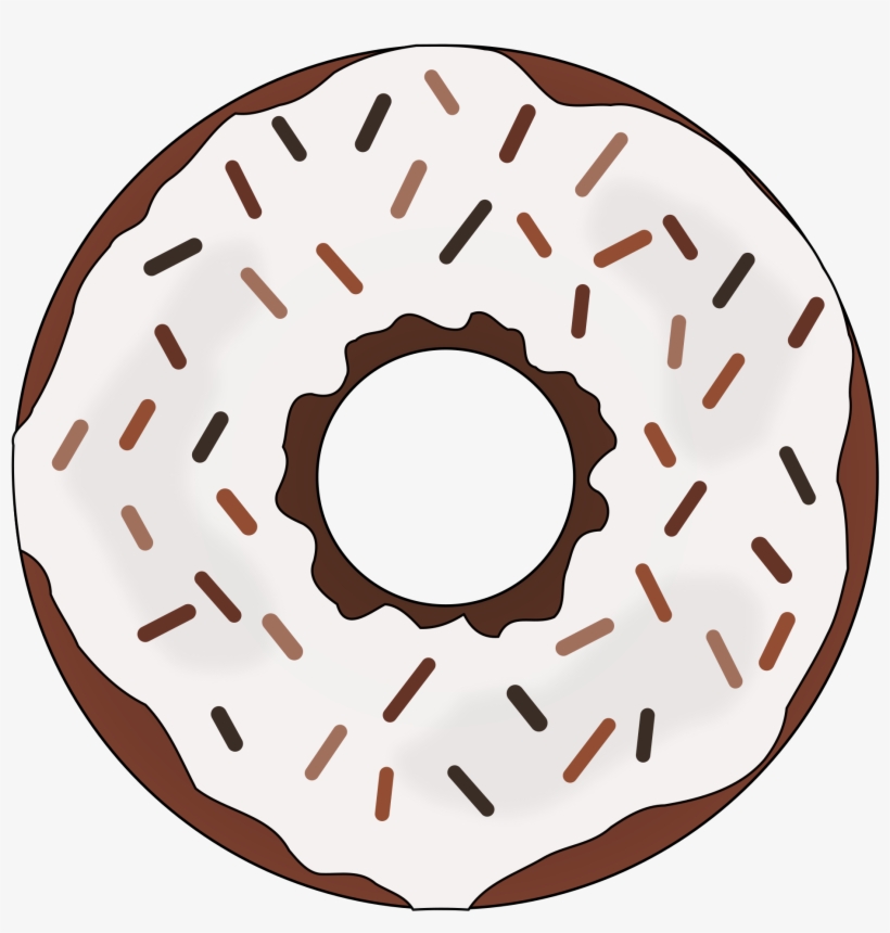 This Free Icons Png Design Of Brown Donut, transparent png #344296
