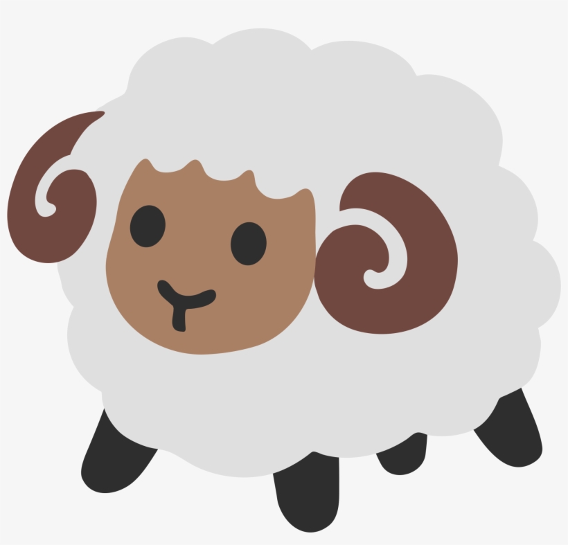 Sheep Emoji Png Clip Royalty Free - 🐑 Emoji, transparent png #344330