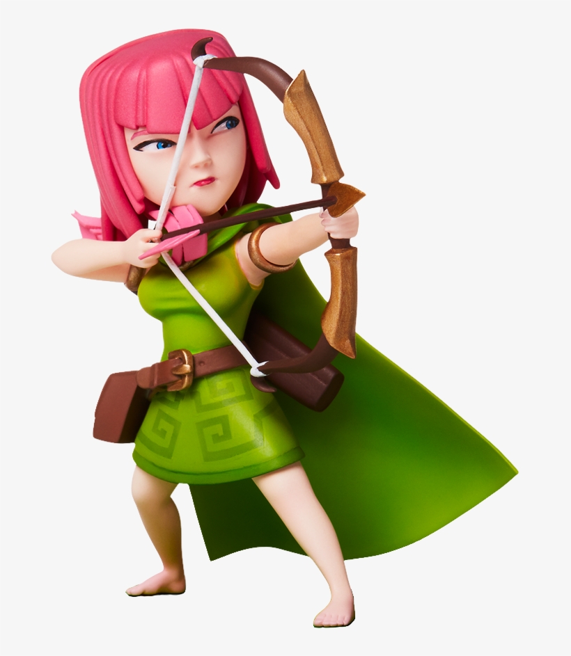 Free Icons Png - Clash Of Clans Archer Figure, transparent png #344717