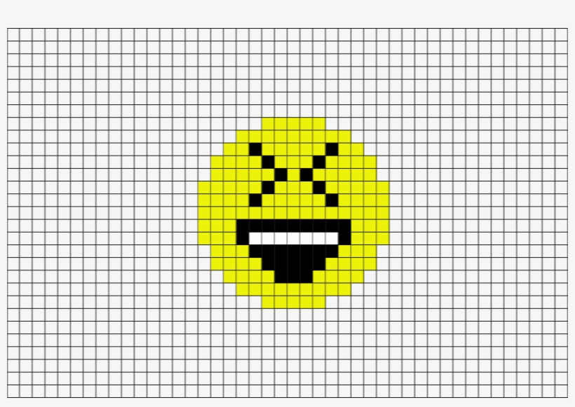 2 Download The Template - Pixel Art Emoji, transparent png #344954