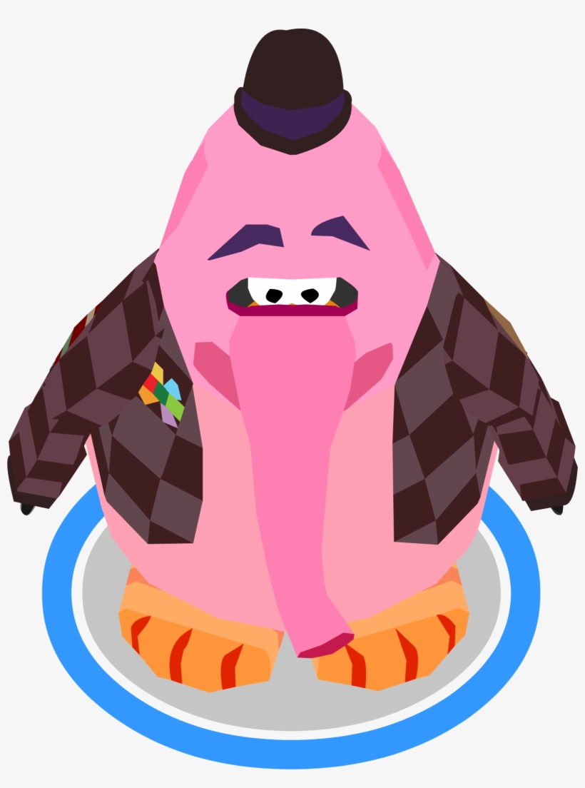 Bing Bong In-game - Bing Bong Club Penguin, transparent png #345035