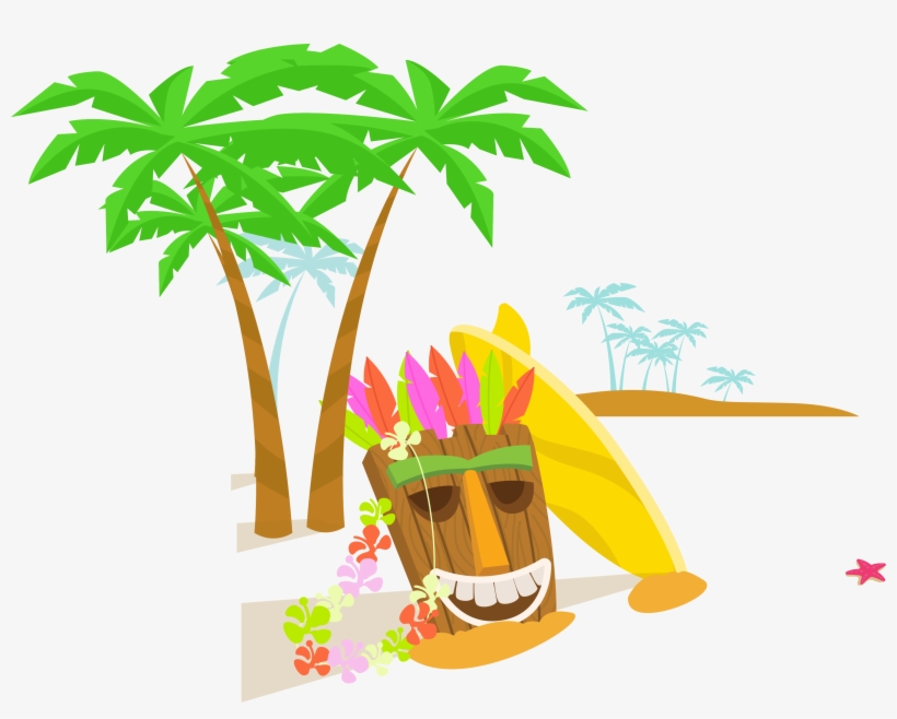 Hawaiian Beaches Download - Ilha Havai Em Png, transparent png #345081