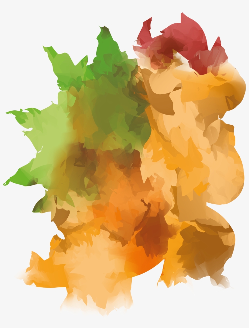 Bowser Paint - T-shirt, transparent png #345218
