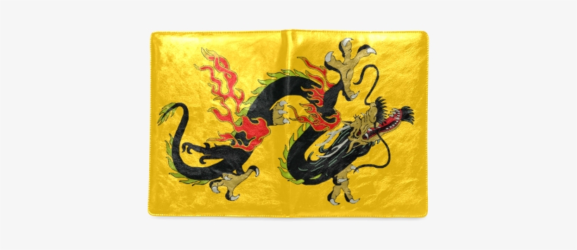 Chinese Dragon Black Custom Notebook B5 - Dragon, transparent png #345258
