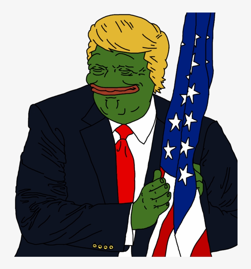 Http - //i - Imgur - Com/okmswnl - Donald Trump Pepe Flag, transparent png #345705