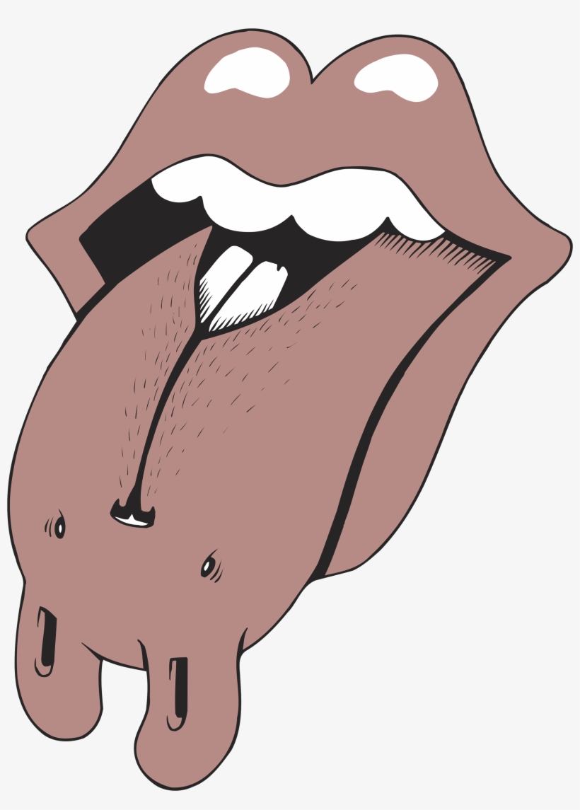 Cotton Mouth Vector Free Stock - Rolling Stones Logo Png, transparent png #345742