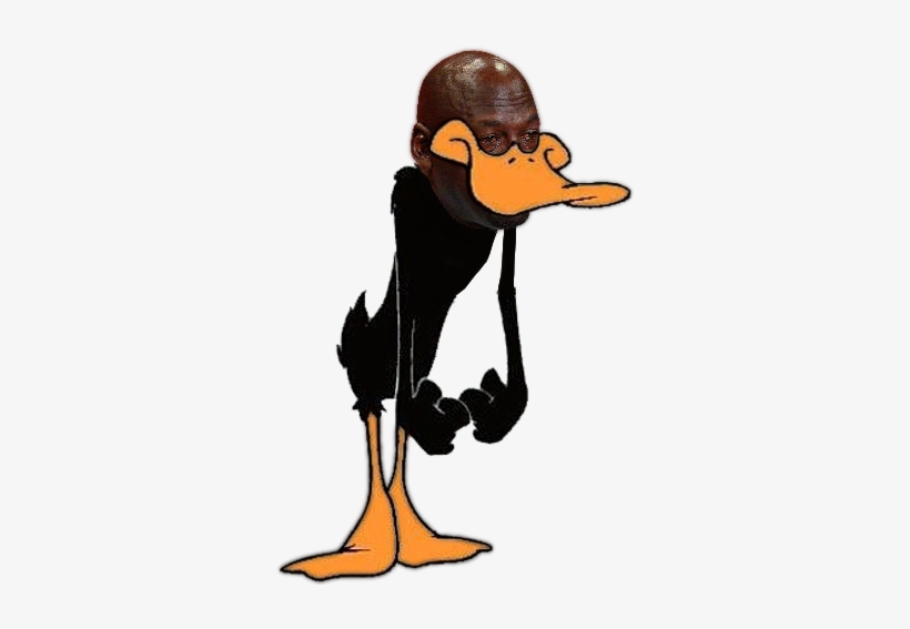 Daffy Duck Bugs Bunny Tweety Donald Duck Beak Ducks - Michael Jordan Daffy Duck, transparent png #345805