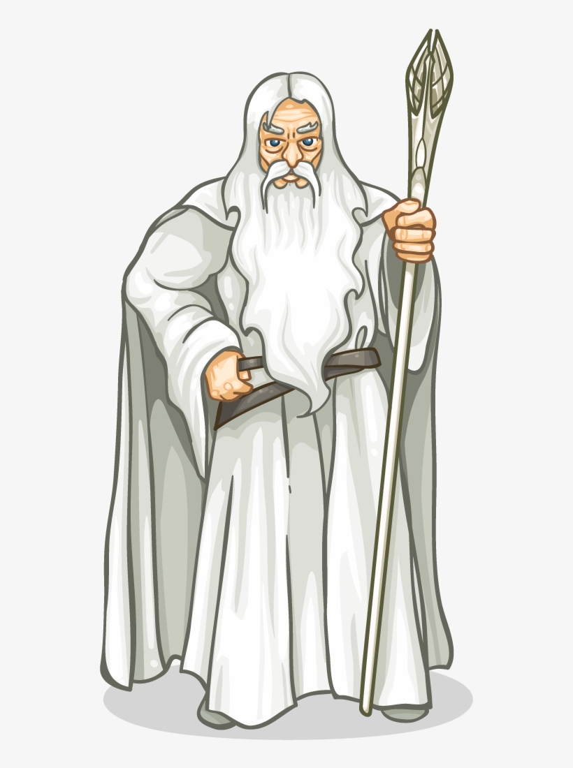 White Wizard - Illustration, transparent png #346058