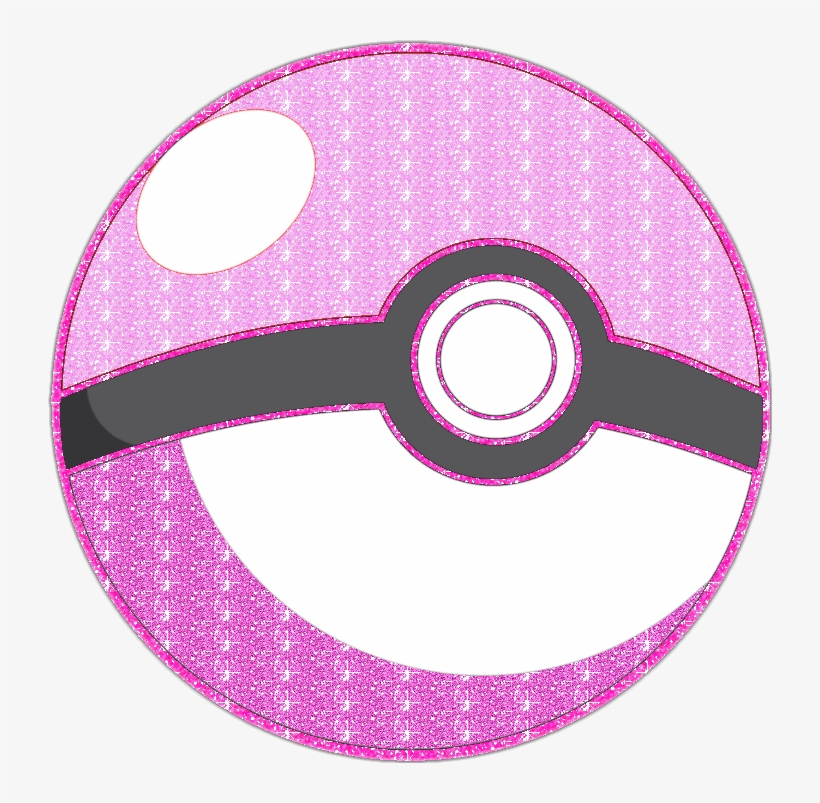 Pink Freetoedit Pokemon Pokeball Pokebola - Pink Pokemon Aesthetic, transparent png #346141