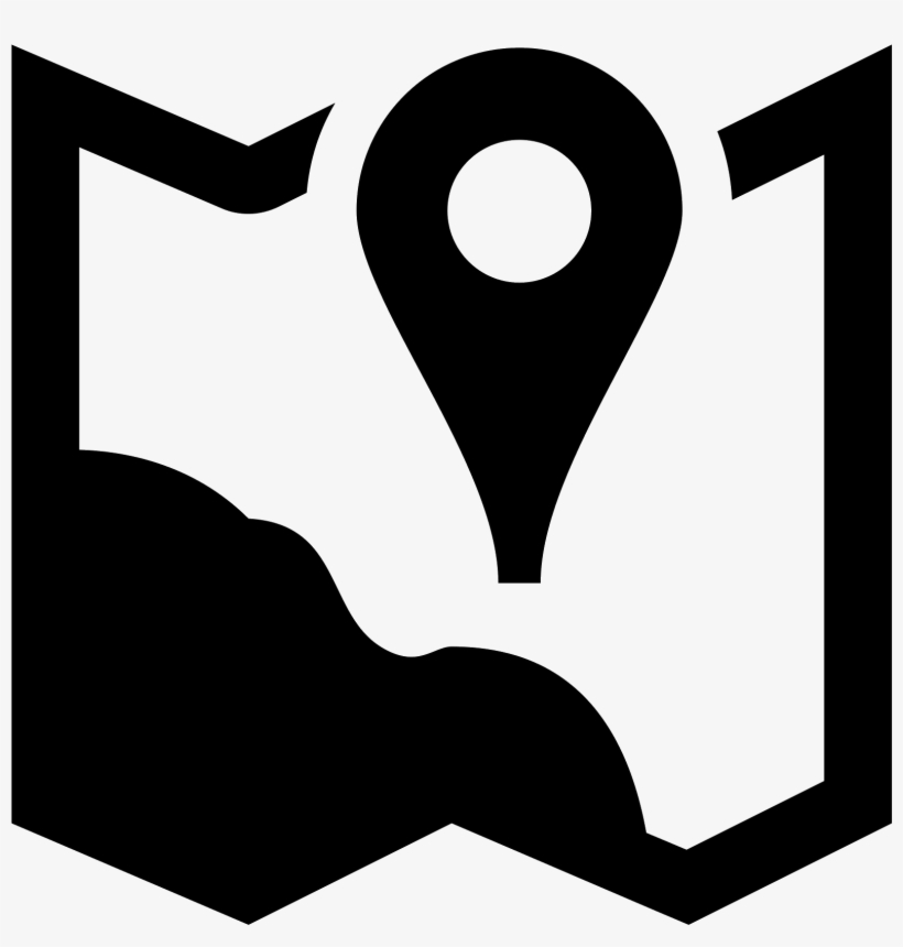 Map Icon Png Clipart Transparent - Maps Black Icon Png, transparent png #346243