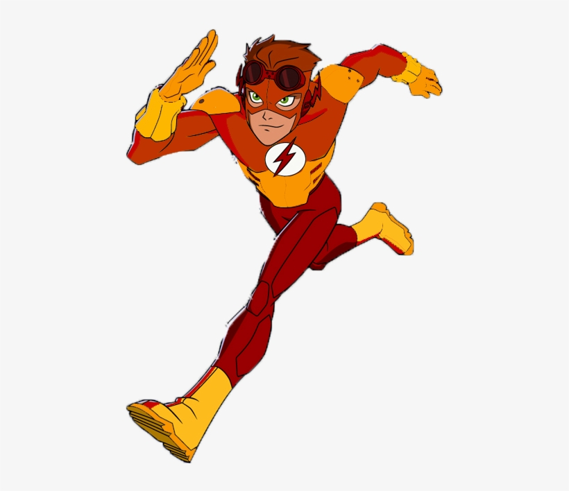 Kid Flash Png Transparent Image - Justicia Joven Cartoon Network, transparent png #346247