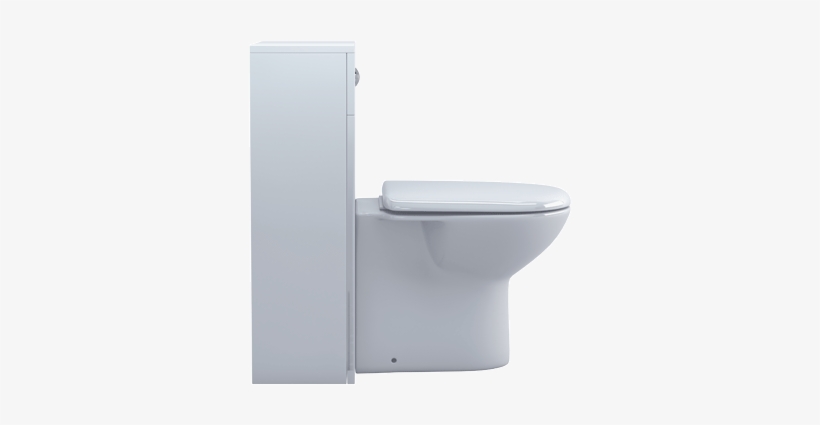 Essential Plus White 500mm Back To Wall Toilet Unit, transparent png #346331
