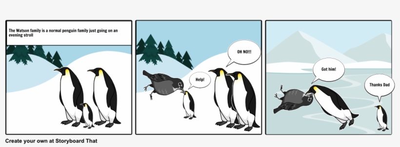 Hero The Penguin - Cartoon, transparent png #346581