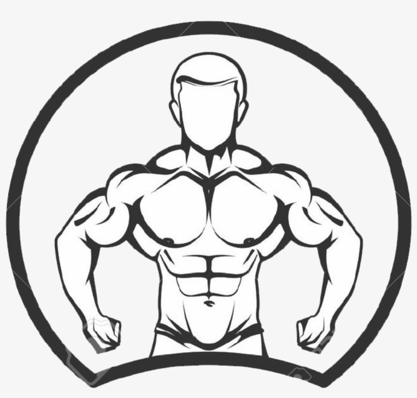 Cropped 36858928 Vector Illustration Of Muscled Man - Men Body Logo, transparent png #346624