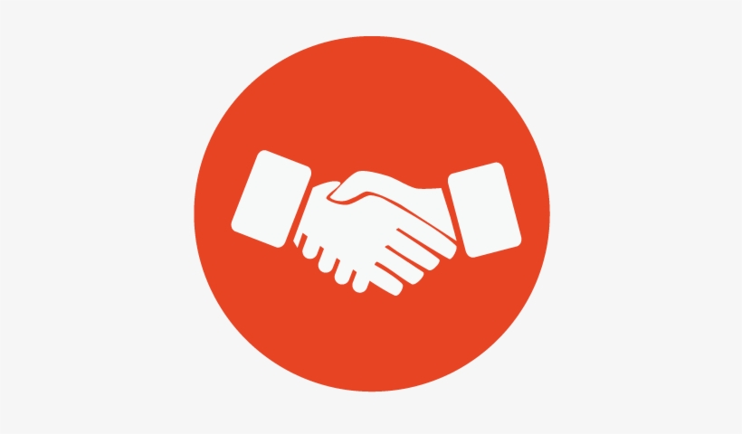 Png Handshake Icon - Shake Hands Icon Red, transparent png #346729