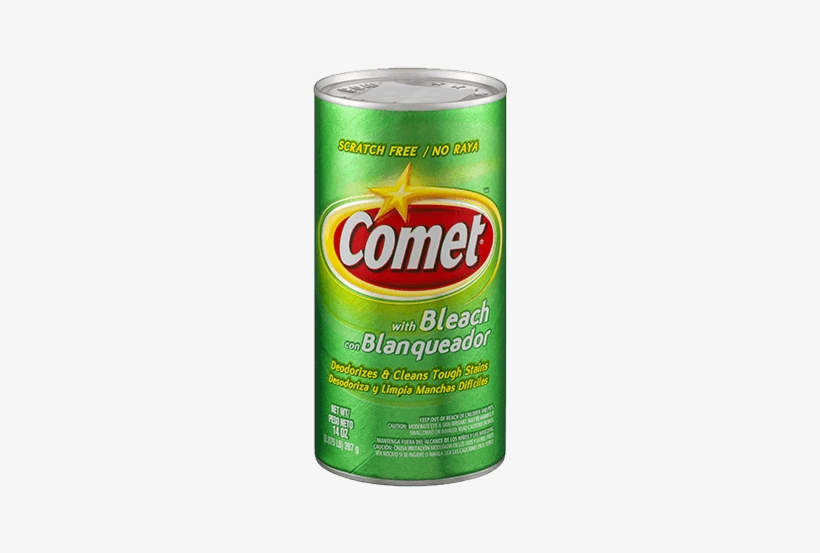 Comet® - Comet Disinfectant Cleanser With Bleach, Lemon Fresh, transparent png #346926