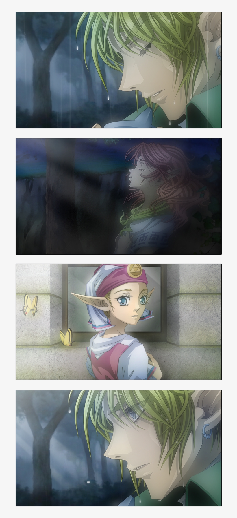 No Caption Provided - Ocarina Of Time Princess Zelda Anime, transparent png #347079